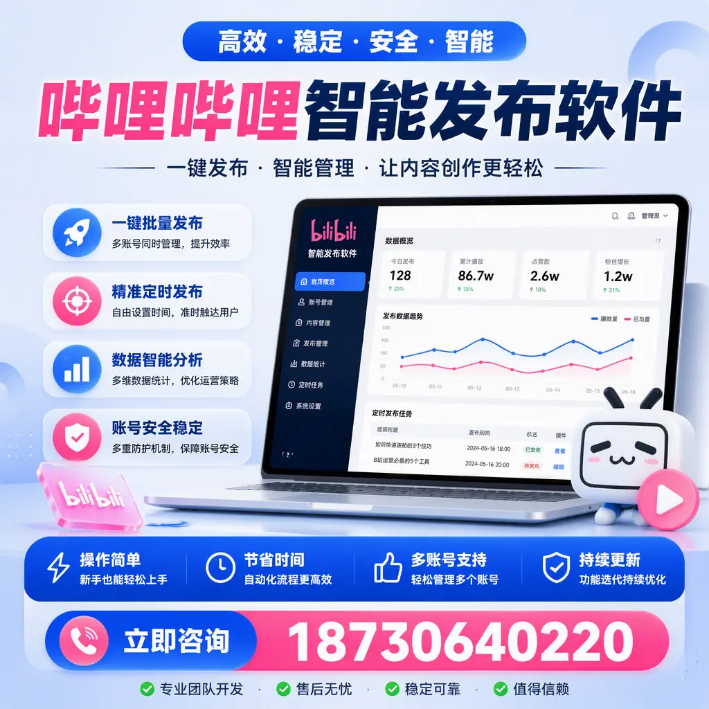 如何在 广州 制定有效的哔哩哔哩智能发布策略
